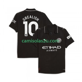 Camisolas de futebol Manchester City Jack Grealish 10 Equipamento Alternativa 2025/26 Manga Curta